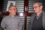 Hansjörg Enz mit seinem Sek.lehrer Paul Schwank