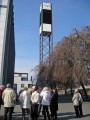 Ankunft bei der Kirche in Meggen
