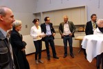 Mitglieder des Vorstands beim Apéro