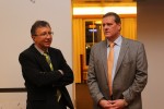 Präsident Werner Meier und Ständerat Roland Eberle (Bilder Valentin Hasler)