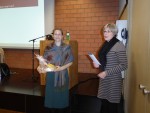 Dr. Sonja Dänzer und Brigitte Conrad, Vorstand vhsm