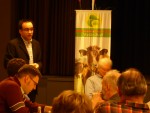 Vorstandsmitglied Michael Dubach leitet geschickt die Diskussion