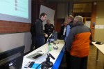 Interessierte Besucher