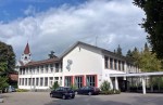 Thomas-Bornhauser-Schulhaus (TBS3), Thomas-Bornhauserstr. 18, Weinfelden: Wandbild von Carl Roesch 