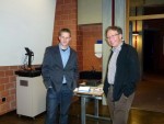 Vorstandsmitglied Valentin Hasler und Präsident Werner Meier